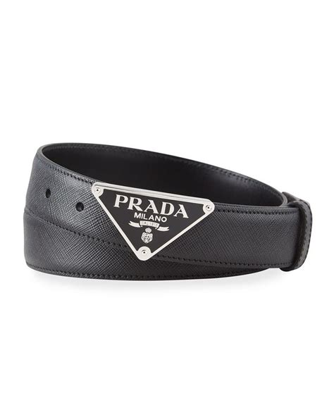 prada milano mens belt|belt Prada men's accessories.